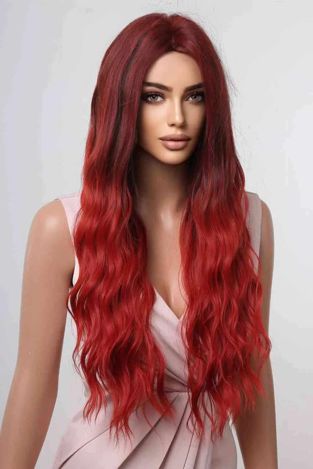 13*1 Full-Machine Wigs Synthetic Long Wave 27