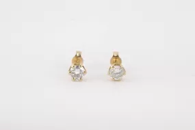 14k Yellow Gold 0.50tcw Diamond Stud Earrings (0.77g.)