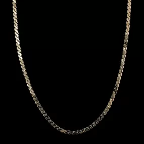 14K Yellow Gold Estate Serpentine Chain