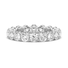 5.4 CT. Shared Prong Round Moissanite Eternity Band