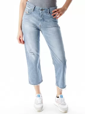 Aryel Loose Cropped Jeans Destroyed