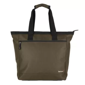 Barbour Arwin Canvas Tote Bag Olive / Black