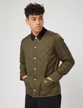 Barbour Beacon Starling Quil Jacket - Olive Green