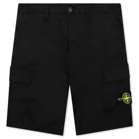 Cargo Bermuda Shorts - Black