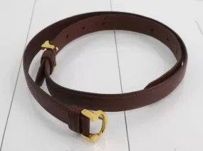 CARTIER Must de Cartier burgundy red belt