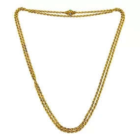 Georgian Textured Link Rope Chain