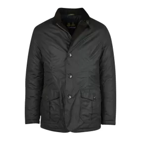 Giubbino Uomo Barbour Invernale Lutz Wax Verde Scuro