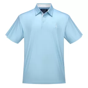 Grateful Dead | Game Day Performance Polo | Carolina Blue with White