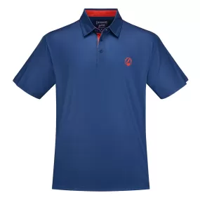 Grateful Dead | Game Day Performance Polo | Stealie Red and Navy