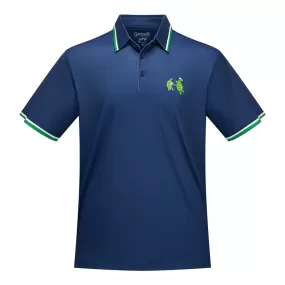 Grateful Dead | Performance Polo | Turtles in Navy White and Green