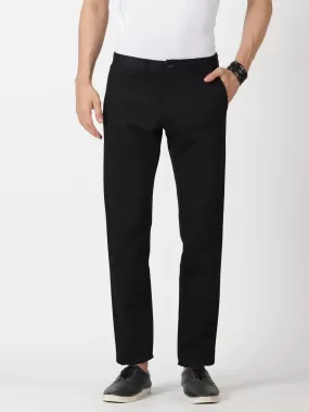 MEN'S BLACK PRINT JASON FIT TROUSER