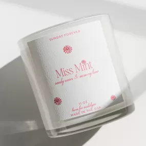 Miss Mint Peppermint Luxury Candle