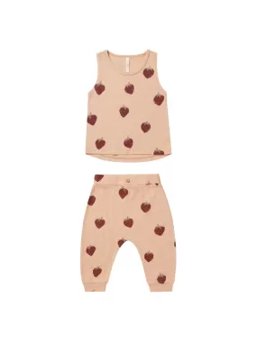 Rylee & Cru - Strawberries Tank   Slouch Pant Set