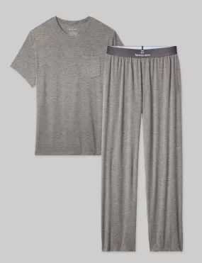 Second Skin Pajama Pocket Tee & Pant Set