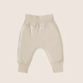 Stone Cream Organic Baby Casual Jogger